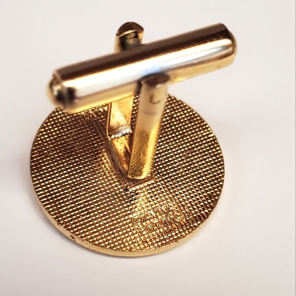 Smiley Face Enamel Cuff Links - Picture 5 of 7